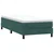 Vidaxl Box Spring Postelja brez vzmetnice Temno zelena 90x210 cm Žamet