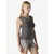KOROSHI Top antracit/srebrna