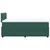 Vidaxl Box spring postelja z vzmetnico temno zelena 120x200 cm žamet