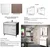 Ceramica Lux Atina Plazma 75 bianco donji deo