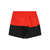 Calvin Klein Swimwear Kupaće hlače, crvena / crna / bijela
