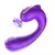 SuperLove Raya G-Spot Sucking Dual Vibrator Purple