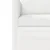 vidaXL 3-sedna sofa Bela 190 x 81 x 82 cm Blago