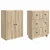 Set ormara 2 pcs 66 x 34,5 x 90 cm Konstruirano drvo