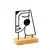 Atelier Del Sofa Dekorativna figura Serenity, 26x8x17 cm, Crna