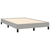 vidaXL Boxspring postelja z vzmetnico svetlo siva 120x190 cm blago