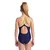 Arena daly swimsuit light drop back girls navy soft green/navy multi