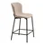 Bež oblazinjen barski stol (višina sedeža 65 cm) Maceda – House Nordic