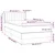 Vidaxl Box spring postelja z vzmetnico modra 80x200 cm blago