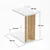 Hanah Home Klub sto Lun, 25x48,6x50 cm, Beli