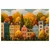 Slika jesenska ulica v barvah - 90x60