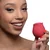 Bloomgasm 10X Wild Rose Red Silicone Suction Clit Stimulator Red