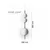 VESTA 514 VISILICA LED 24W 3000K CRNA