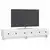 TV ormar s ladicama Bijela visokog sjaja 147 x 34,5 x 30 cm