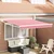 Skrovita tenda Crvena i bijela 350 x 250 cm