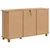 Vidaxl Predalnik ASKIM Rjava 79 x 40 x 133,5 cm Masivno borovo les