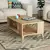 Hanah Home Klub sto Authentic 90x54x41,6cm Hrast
