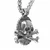 Ogrlica z obeskom Skull - PSY931