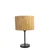 Opviq Stona lampa E27 Socket, Hrast-Crna