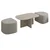 HANAH HOME Sto za dnevnu sobu Twin Travertine
