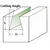 Dovetail rezalnik 9,5 x 10/8<9°