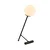 Opviq Stona lampa E27 Max 40W, Crno-Bela