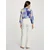 Morgan Bluza 261-CBORA.F  modra / svetlo modra / bela