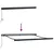 Povlačivi tende Crvena i bijela 350 x 250 cm Platno i Aluminij