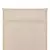 Jastuci za vrtne stolice 2 kom krem 120 x 50 x 3 cm od tkanine