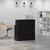 Recepcijski stol crni 100x50x103,5 cm izrađeno drvo