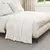Pokrivači za bacanje 6 pcs Bijelo 150 x 130 cm Runo