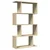 Pregrada / regal za knjige 4 razina hrast 70x24x129 cm drveni