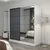 Hanah Home Garderober Kale-7155, 220x210x52 cm, Antracit
