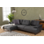 Atelier del Sofa Ugaona garnitura Antracit
