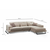 Atelier Del Sofa Ugaona sofa Frido leva (Chl+3R) - bež