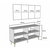 HANAH HOME Komoda Karya White Gold