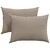 Jastučići za sofu 2 pcs Sivo-smeđa 70 x 50 cm tkanina