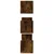 Zidne police 3 kom boja hrasta 80x18x18 cm konstruirano drvo