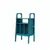 Hanah Home stalak za gramofon CPT4839-50, 50 cm, plavi