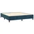 Box spring postelja z vzmetnico LED temno modra 180x200cm žamet