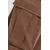 Bombažne hlače Pinko rjava barva