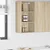 Vidaxl Viseča omarica Sonoma hrast 40 x 29,5 x 80 cm Konstruiran les