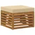 Set vanjskih sofa s jastukom 5 pcs Prirodna i bež