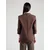 PIECES Blazer PCBOSELLA temno rjava/bela