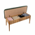 Conceptum Hypnose Trpezarijska klupa Vina Bench 110x48x40cm Bež-Zelena