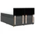 Vidaxl Box spring posteljni z vzmetnico temno siv 140x190 cm blago