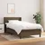 vidaXL vidaXL Box spring postelja z vzmetnico temno rjava 80x200 cm blago, (20902199)