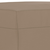 3-dijelni set sofa boja cappuccina od umjetne kože