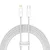 BASEUS Dynamic Fast kabel z USB Type-C za iPhone Lightning 2 m 20 W bele barve CALD000102