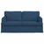 Vidaxl Kavč Modra 162 x 80 x 85 cm blago